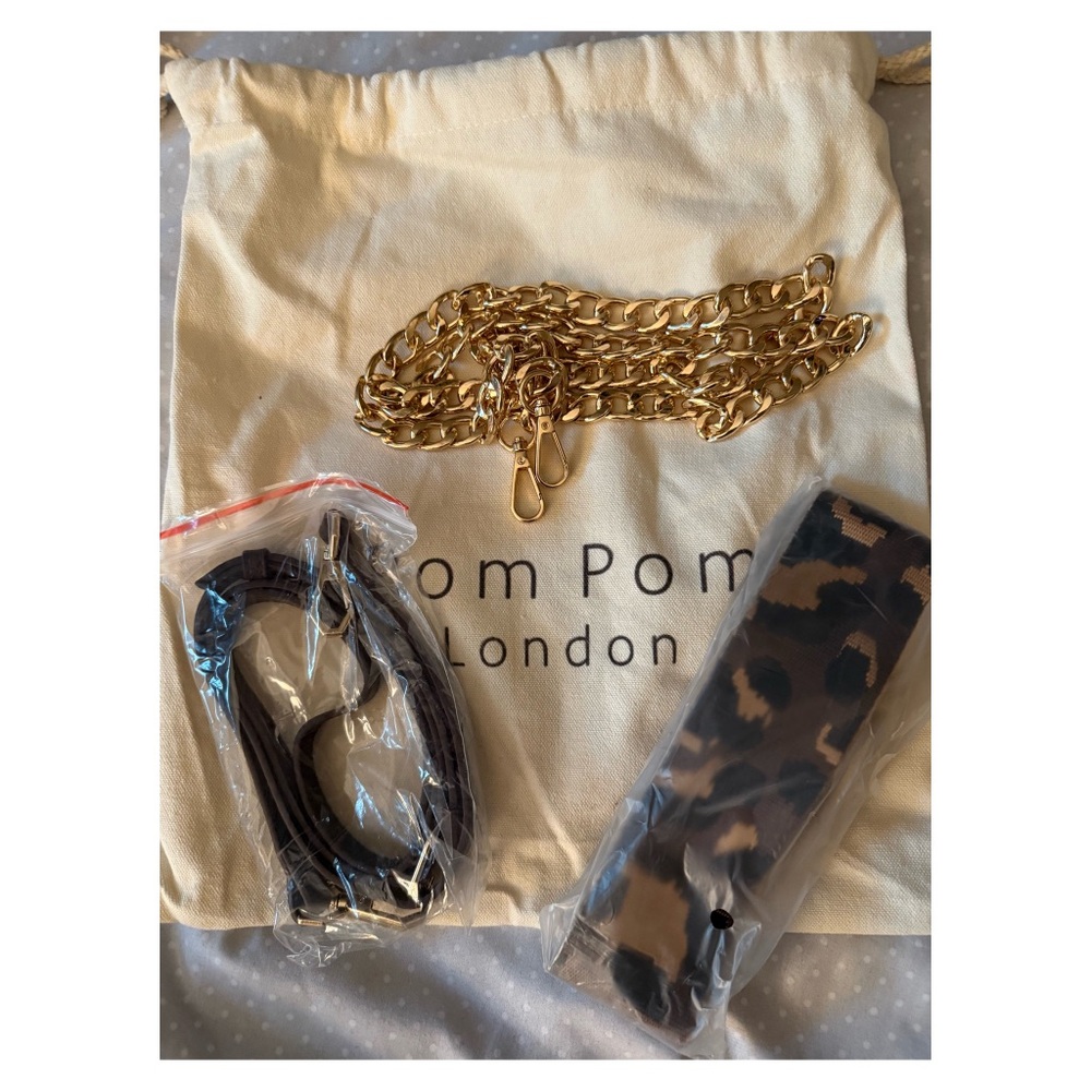 Pom Pom London Dark Brown Crossbody Bag - Picture 2 of 7